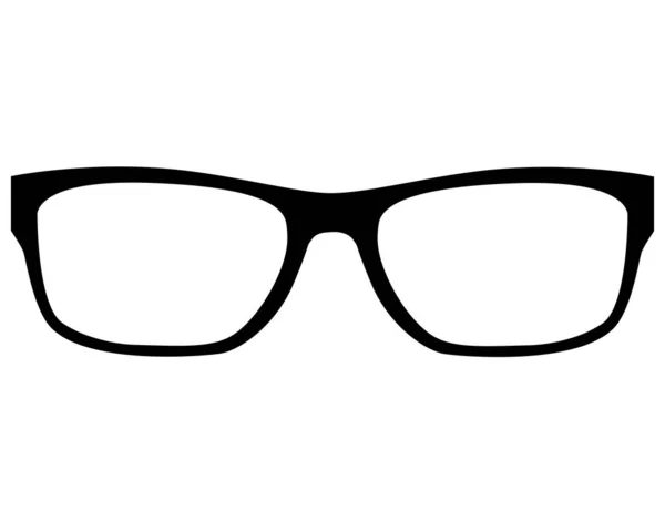 Óculos Sol Silhueta Acessória Clássica Ilustração Vetorial Para Sinal Logotipo —  Vetores de Stock