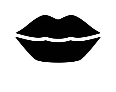 Kesim için dudak kalıbı ve pastayı kesme şablonu. Kiss Design PYO, Cookie Stencil