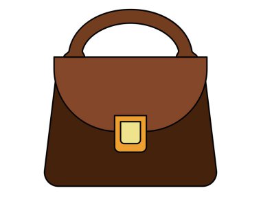 Çanta, kadın çantası, renkli bir resim. Kadın çantası rengi