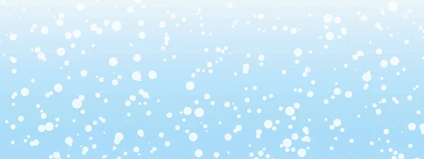 Winter Christmas Snow Banner Vector Illustration — Stock Vector