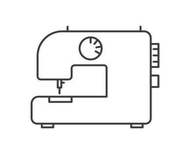 Dikiş makinesi simge-vektör çizimi