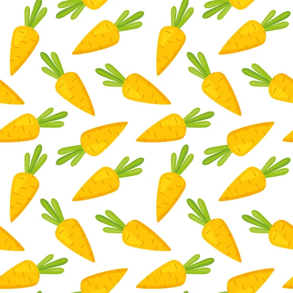 Seamless Pattern Carrots Vector Illustration — Stock Vector