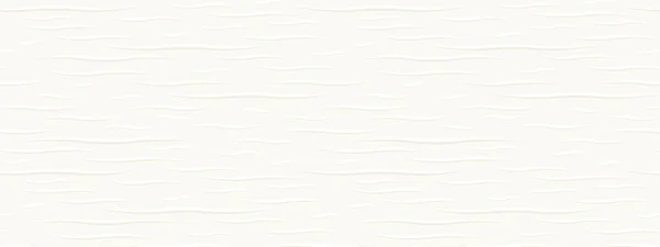 Witte Crème Gerimpeld Papier Banner Textuur Vector Illustratie — Stockvector
