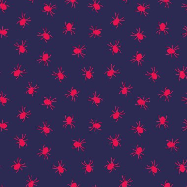 Kırmızı örümcekli koyu, pürüzsüz desen, erkek kıyafetleri için harika, bağlar; Babalar Günü vektör çizimi