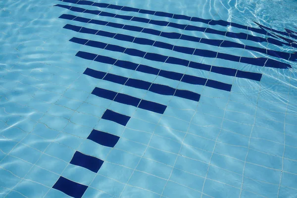 Ripped Water Swimming Pool Summer Background — Stock Photo, Image