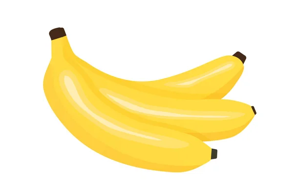 Racimo Plátanos Icon Vector Ilustración — Vector de stock