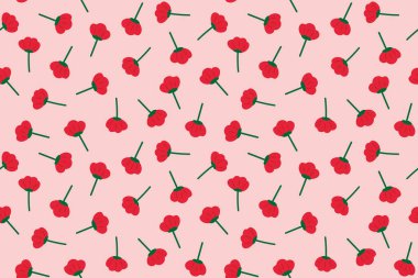 yaz gelincik çiçekleri pürüzsüz desen; duvar peperleri, kumaş, tebrik kartları için harika-