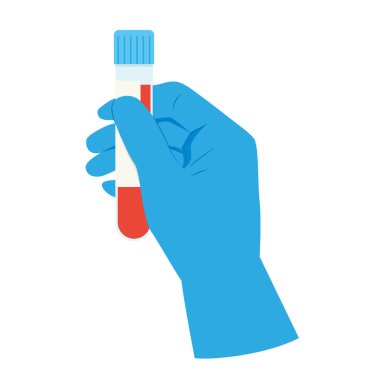 Laboratuvar, tıbbi araştırma konsepti - vektör çizimi