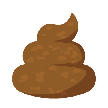 kahverengi insan, köpek kakası ikon vektör çizimi