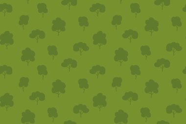 Yeşil ağaçlarla, ormanla, bahçeyle, park tabiatıyla kusursuz bir düzen.