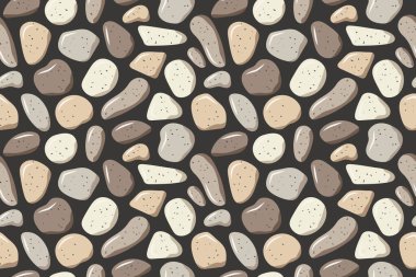 Taşlı kusursuz desen - vektör illüstrasyonu