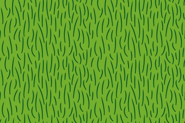 Yeşil otların kusursuz deseni - vektör çizimi