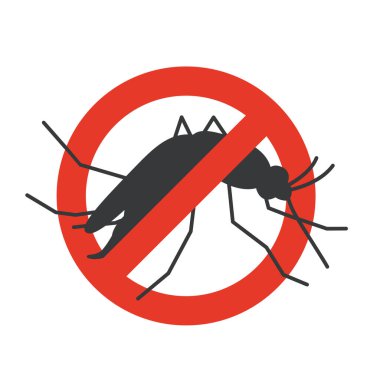 Sivrisinek işareti yok; itici ambalajlar, sıtma karşıtı kampanyalar ve böcek kontrol farkındalığı materyalleri için ideal.