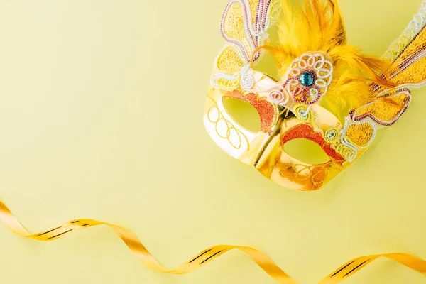 Gelukkig Purim Carnaval Accessoires Carnaval Masker Voor Mardi Gras Viering — Stockfoto