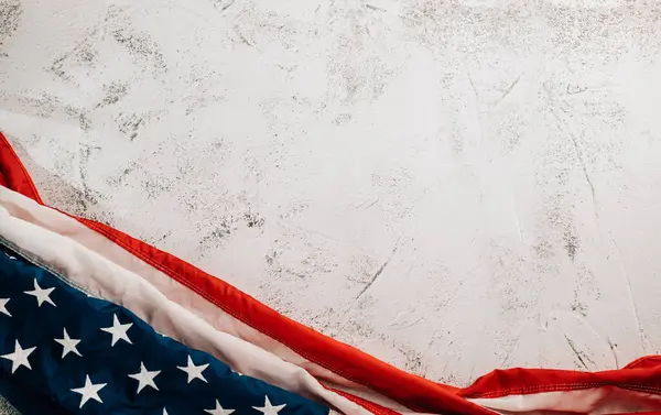 Gammelt Amerikansk Flagg Veterans Day Som Representerer Ære Enhet Stolthet – stockfoto