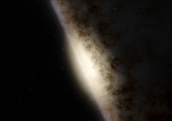 Nebulosa Rendering Spazio Profondo Con Stelle Nebulosa Sfondo Illustrazione — Foto Stock