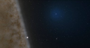 Samanyolu galaksisi ve yıldızlar, derin uzay çizimi, 3D nebula duvar kağıdı, Evren arka planı