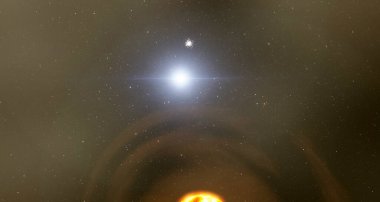 Nebula ve yıldızlar, derin uzay çizimi, 3D nebula duvar kağıdı, Evren arka planı