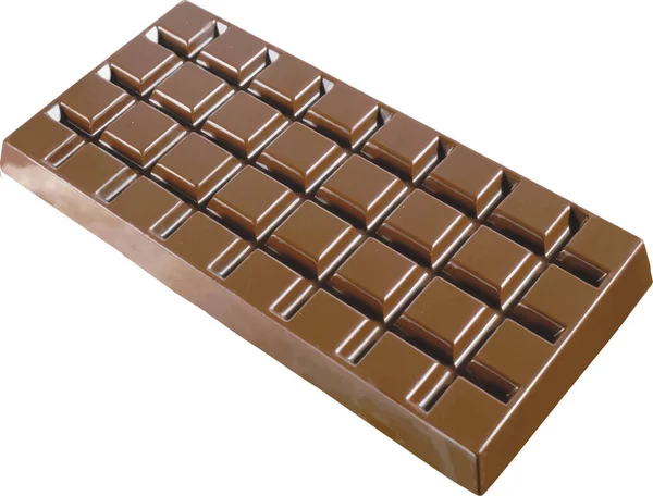 Mörk Choklad Bar Form Vektor Illustration Choklad Form — Stock vektor