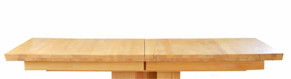 木制桌面表面与白色背景隔离 实木家具近景矢量插图 — 图库矢量图片