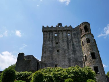 Eski Kelt kale kulesi, İrlanda 'daki Blarney kalesi, eski Kelt kalesi.