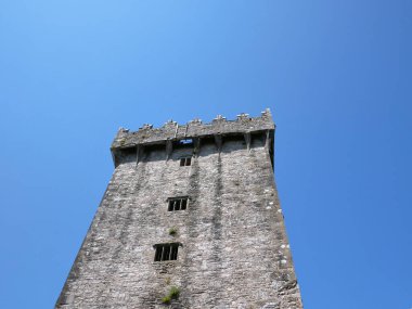 Eski Kelt kale kulesi, İrlanda 'daki Blarney kalesi, eski Kelt kalesi.