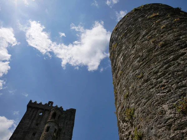 Gamla Celtiska Slott Torn Bakgrund Blarney Slott Irland Gamla Antika — Stockfoto