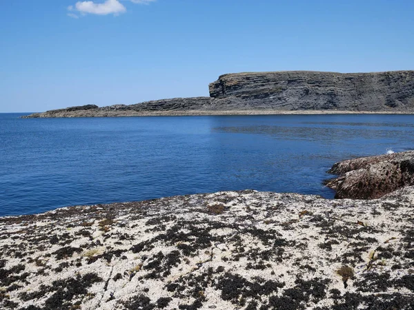 Kayalıklar Atlantik Okyanusu Bulutlar Kayalar Laguna Doğadaki Güzellik Tatil Gezisi — Stok fotoğraf