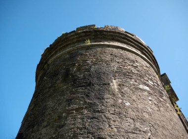 Eski Kelt kale duvarları, İrlanda 'daki Cork City hapishanesi. Kale, kale arkaplanı