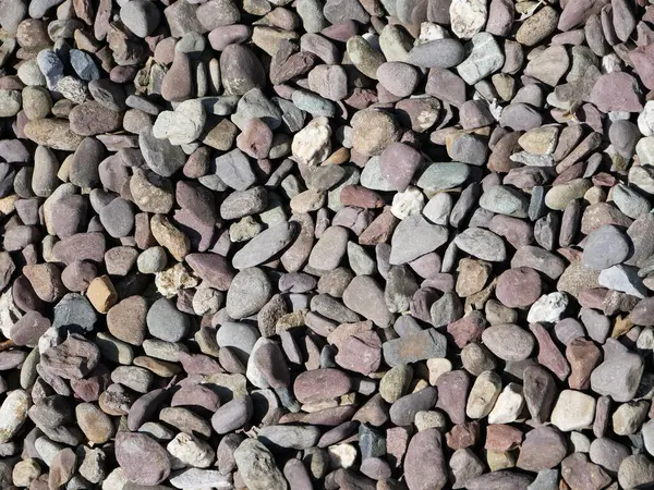 Pola Tanah Batu Tekstur Batu Alami Latar Belakang Aspal Tanah — Stok Foto