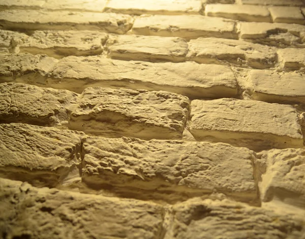 Brick Wall Texture Photo Close Macro View Bokeh — Stock Photo, Image
