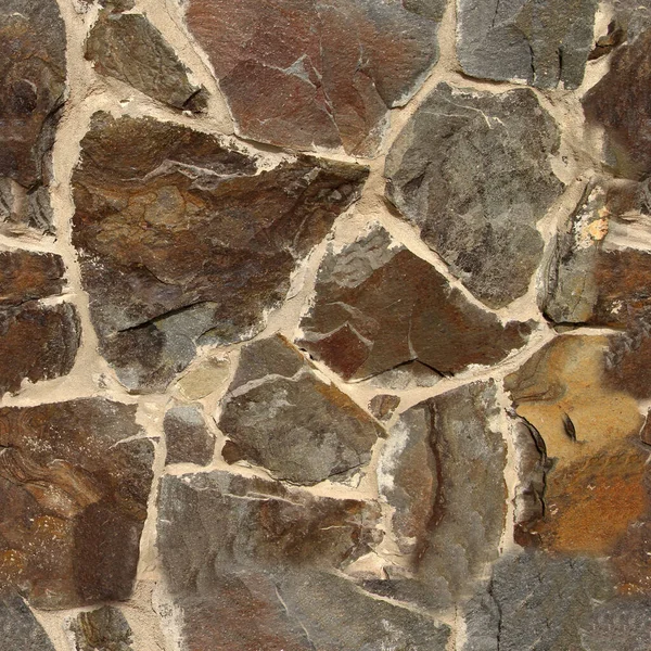 Seamless Old Stone Wall Texture Seamless Pattern Design Purposes — Stock Photo, Image