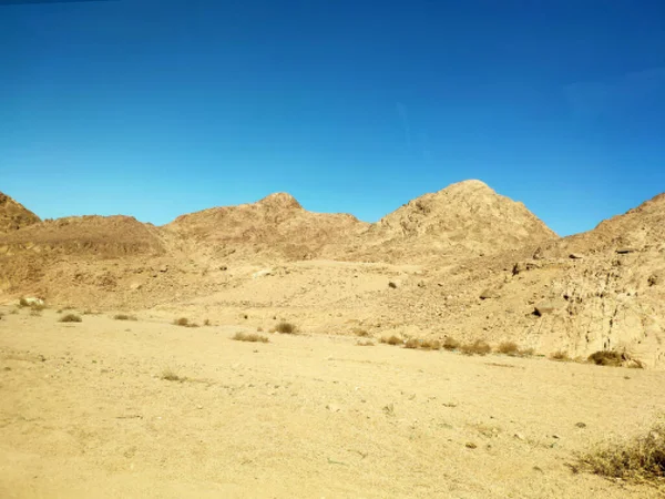 Sinai Desert Backgound Mountains Deserted Landscape — Stock Photo, Image