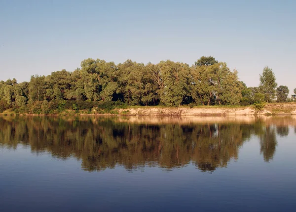 Desna Flodbankar Ukraina Spektakulär Natur Bakgrund Vackra Landskap — Stockfoto