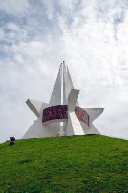  Höyüğün ölümsüzlük Bryansk, Rusya. Rus anıt