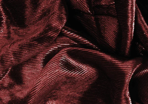 Jasně Červené Tkaniny Pozadí Ilustrace Přírodního Materiálu — Stock fotografie