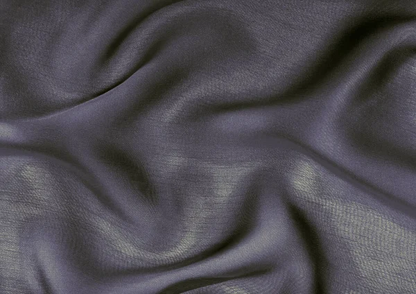 深い青い光沢のある布の質の背景 自然な織物材料のパターン カバーの写真 — ストック写真