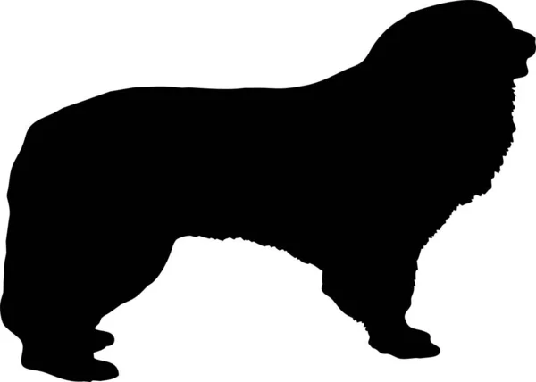 Ilustracja Wektora Znaku Sylwetki Psa Czarny Pies Białym Tle Koncepcja — Wektor stockowy