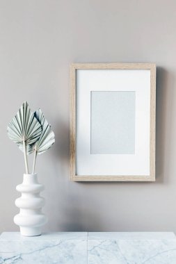 Pankartlar ve diğer tasarım amaçları için model şablonu, boş boş görünüm