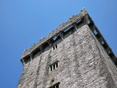 Eski Kelt kale kulesi, İrlanda 'daki Blarney kalesi, eski Kelt kalesi.
