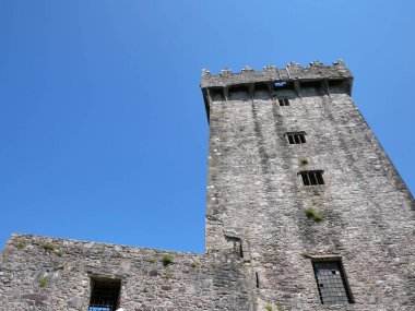 Old celtic castle tower, Blarney castle in Ireland, old ancient celtic fortress clipart