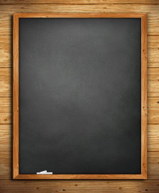 Okul yönetim kurulu illüstrasyonu. Boş tahta şablonu