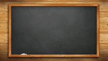 Okul yönetim kurulu illüstrasyonu. Boş tahta şablonu