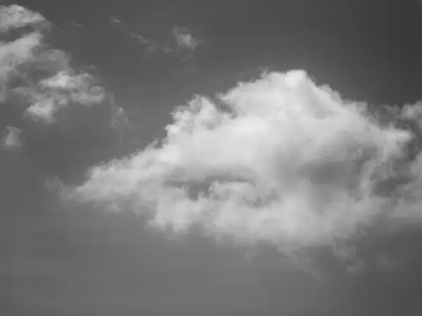 stock image White fluffy cloud over blue summer sky background