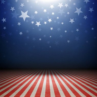 US Flag çerçeve arka planı. ABD bayrak taşıyıcısı metin ya da resimler için şablon. ABD 'li sembolik modeller