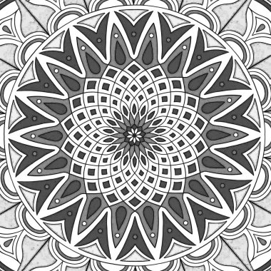 Mandala süsleme kalem çizim arkaplanı