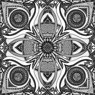 Mandala süsleme kalem çizim arkaplanı
