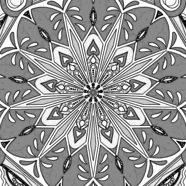 Mandala süsleme kalem çizim arkaplanı