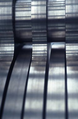 Metalik yüzey yakın görünümü soyut arkaplan örtüsü