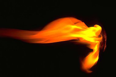 Fire flames close view background, natural fire clipart